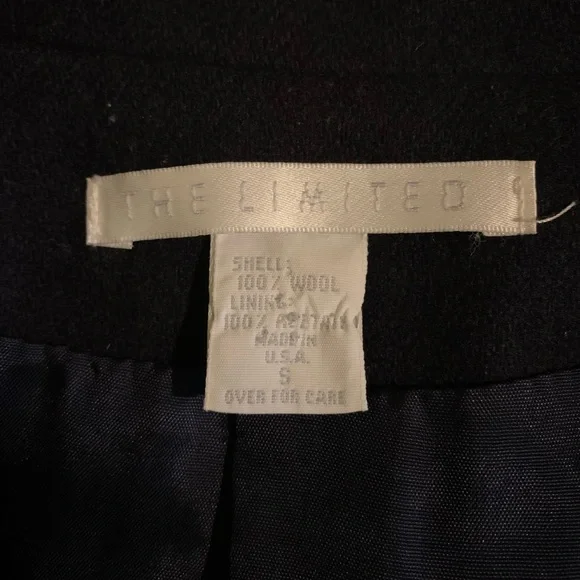 VTG The Limited Size Small Navy Blue Crested Blazer - Picture 5 of 8